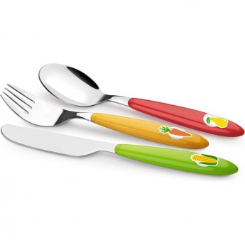 Набор детских столовых приборов 3 предмета RONDELL ANZU Набор детских столовых приборов 3 предмета RONDELL ANZU